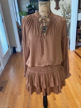 Vestique smocked Mini Dress